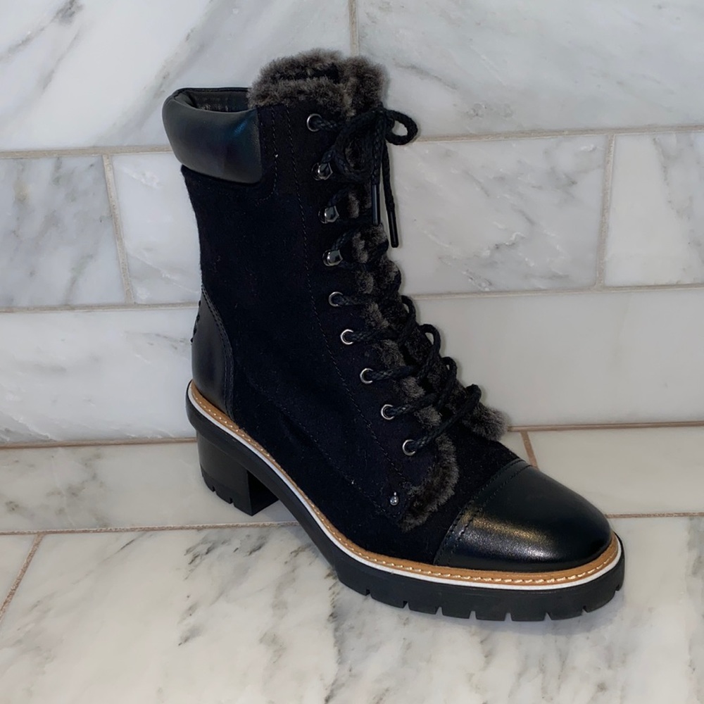 NIB Tory Burch Miller 60mm Lug Sole Bootie